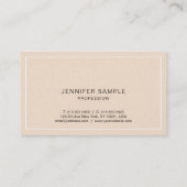 Modern Professional Premium - pachtig - luxe luxe Visitekaartje (Achterkant)