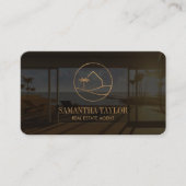 Modern Professional Realtor Insert Photo House Visitekaartje (Voorkant)