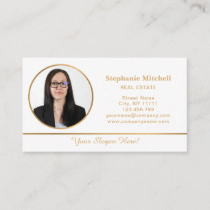 Modern, Professional, Realtor, onroerend goed, fot Visitekaartje