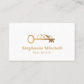 Modern, Professional, Realtor, onroerend goed, fot Visitekaartje (Achterkant)