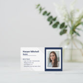 Modern Professional Realtor Photo Visitekaartje (Staand voorkant)