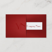 Modern Professional Red Hoesje - Visitekaartje (Voorkant)