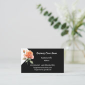 Modern Professional Rose Garden Flower Visitekaartje (Staand voorkant)