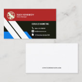 Modern Professional Simple Marketing Manager Visitekaartje (Voorkant / Achterkant)