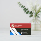 Modern Professional Simple Marketing Manager Visitekaartje (Staand voorkant)