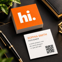 Modern Professional Square Business Card