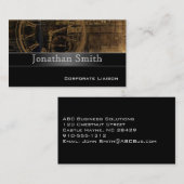 Modern Professional Steampunk-Visitekaartjes Visitekaartje (Voorkant / Achterkant)