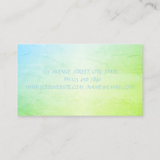 Modern Professional stijlvolle lips Visitekaartje (Achterkant)