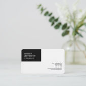 Modern Professional Trendy Minimalist Visitekaartje (Staand voorkant)