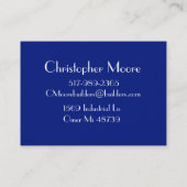 Modern professionalisme visitekaartje (Achterkant)