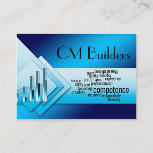 Modern professionalisme visitekaartje (Voorkant)