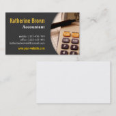 Modern, Professioneel, Accountant, Belasting, Reke Visitekaartje (Voorkant / Achterkant)