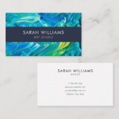 Modern professioneel artistiek Visitekaartje (Voorkant / Achterkant)