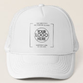 Modern professioneel bedrijf aangepaste Logo Trucker Pet (Voorkant)