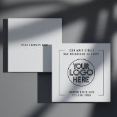 Modern professioneel bedrijf aangepaste Logo Vierkante Visitekaartje