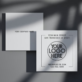 Modern professioneel bedrijf aangepaste Logo Vierkante Visitekaartje