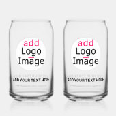 Modern Professioneel  Bedrijf Chic Blikvorm Glas (Voorkant)