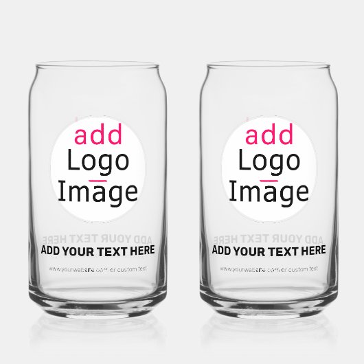 Modern Professioneel  Bedrijf Chic Blikvorm Glas (Voorkant)