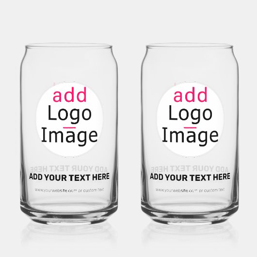 Modern Professioneel  Bedrijf Chic Blikvorm Glas (Achterkant)