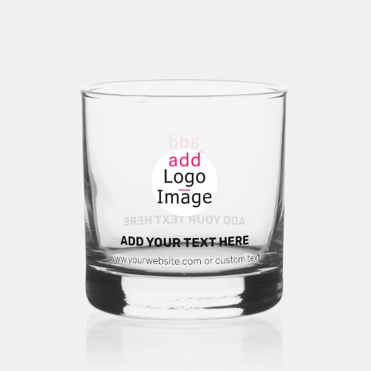 Modern Professioneel  Bedrijf Chic Whisky Glas (Voorkant)