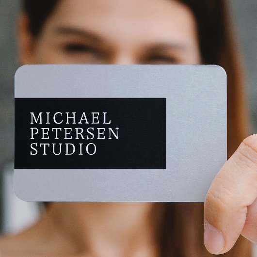 Modern professioneel bedrijf logo QR code Visitekaartje