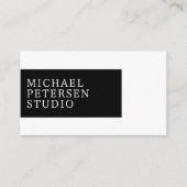 Modern professioneel bedrijf logo QR code Visitekaartje (Voorkant)