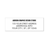 Modern professioneel bedrijfsadres  zelfinktende stempel (Design)