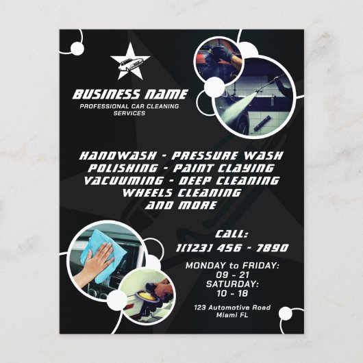 Modern professioneel bubbelpatroon flyer (Voorkant)