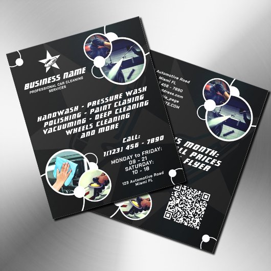 Modern professioneel bubbelpatroon flyer