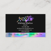 Modern professioneel commercieel schoonmaakhuis visitekaartje (Achterkant)