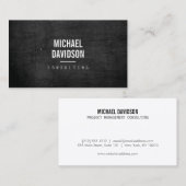 MODERN PROFESSIONEEL Dark Wood Visitekaartje (Voorkant / Achterkant)