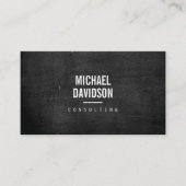 MODERN PROFESSIONEEL Dark Wood Visitekaartje (Voorkant)