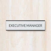 Modern Professioneel Deur Bord Deurbordje (Voorkant)