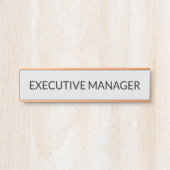Modern professioneel deur bord deurbordje (Voorkant)