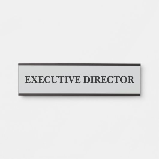 Modern Professioneel Deur Bord Deurbordje (Voorkant)
