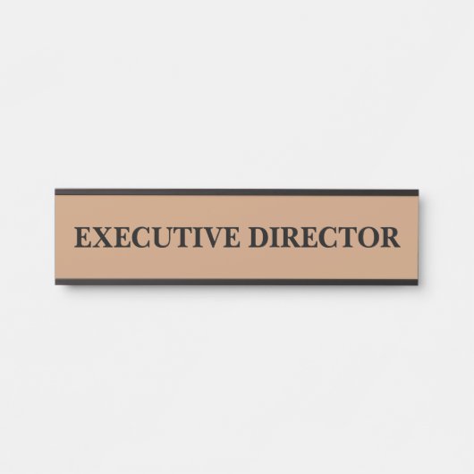 Modern professioneel deur bord deurbordje (Voorkant)
