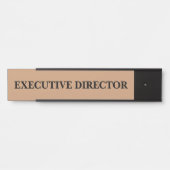 Modern professioneel deur bord deurbordje (Voorkant)