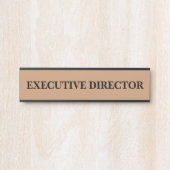 Modern professioneel deur bord deurbordje (Voorkant)