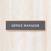 Modern professioneel deur bord deurbordje (Voorkant)