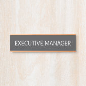 Modern Professioneel Deur Bord Deurbordje (Voorkant)