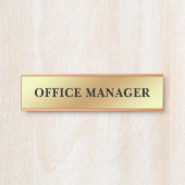 Modern Professioneel Deur Bord Deurbordje (Voorkant)