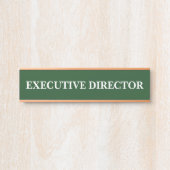 Modern Professioneel Deur Bord Deurbordje (Voorkant)