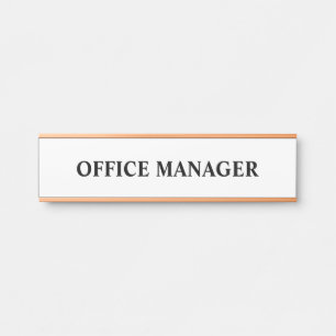 Modern Professioneel Deur Bord Deurbordje