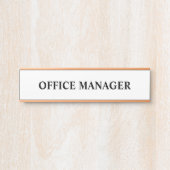 Modern Professioneel Deur Bord Deurbordje (Voorkant)