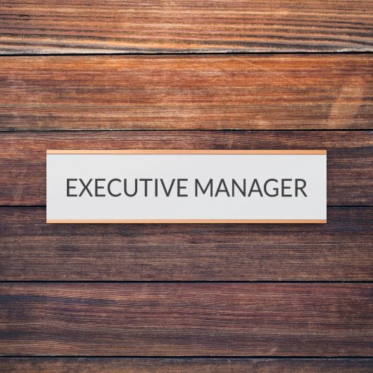 Modern professioneel deur bord deurbordje