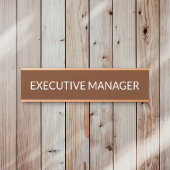Modern professioneel deur bord deurbordje