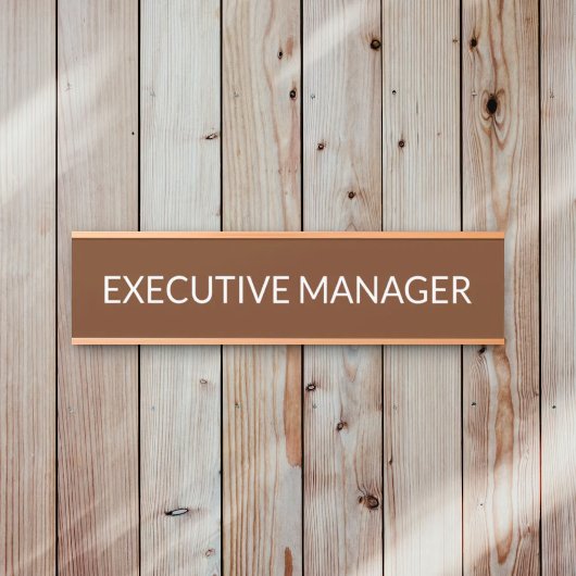 Modern professioneel deur bord deurbordje