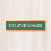 Modern professioneel deur bord deurbordje (Voorkant)