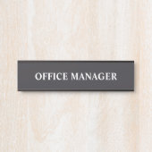 Modern professioneel deur bord deurbordje (Voorkant)