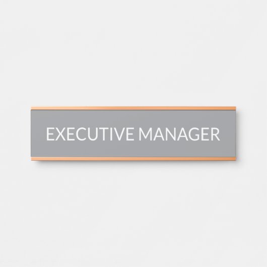 Modern Professioneel Deur Bord Deurbordje (Voorkant)